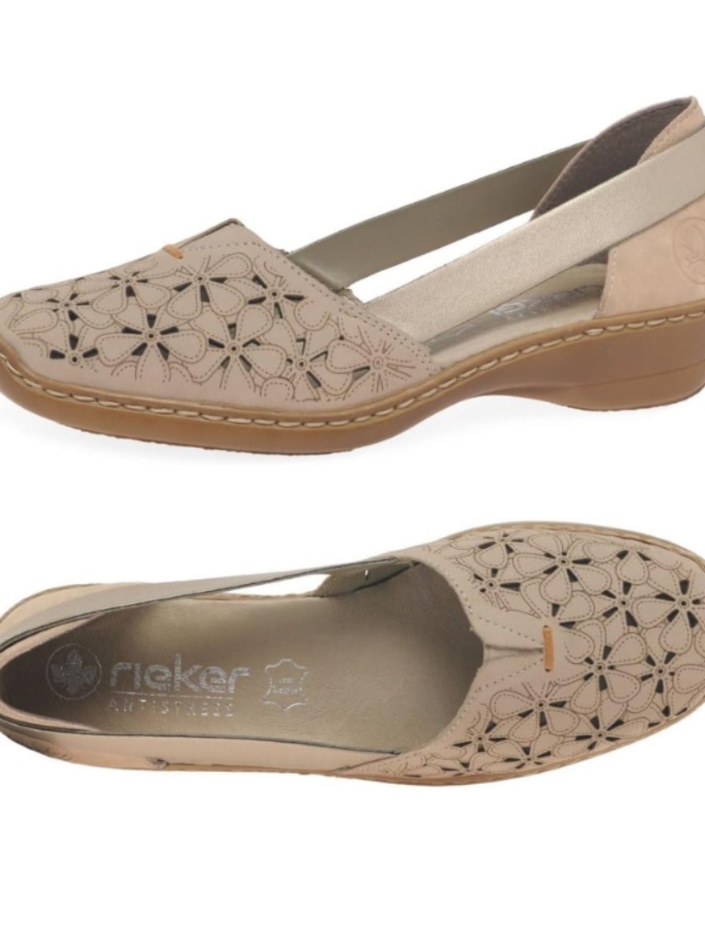 NWOT Rieker Leather Nubuck Sandals 36